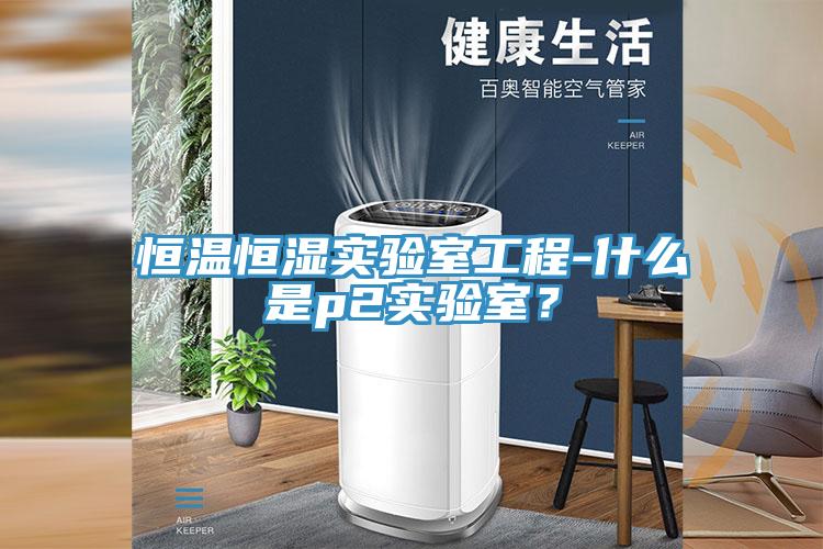 恒溫恒濕實驗室工程-什麽是p2實驗室？