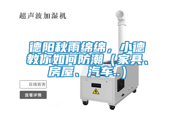 德陽秋雨綿綿，小德教你如何防潮（家具、房屋、汽車..）