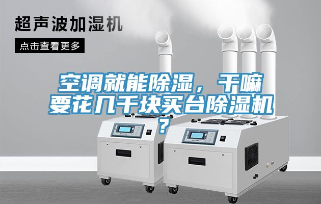 空調就能除濕，幹嘛要花幾千塊買台草莓污视频在线看？