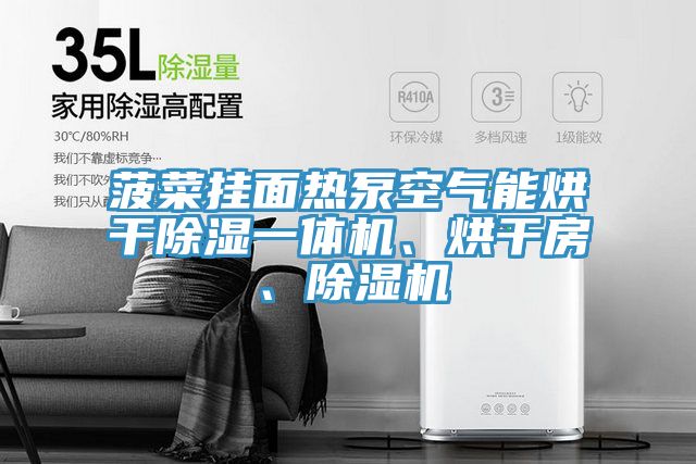 菠菜掛麵熱泵空氣能烘幹除濕一體機、烘幹房、草莓污视频在线看