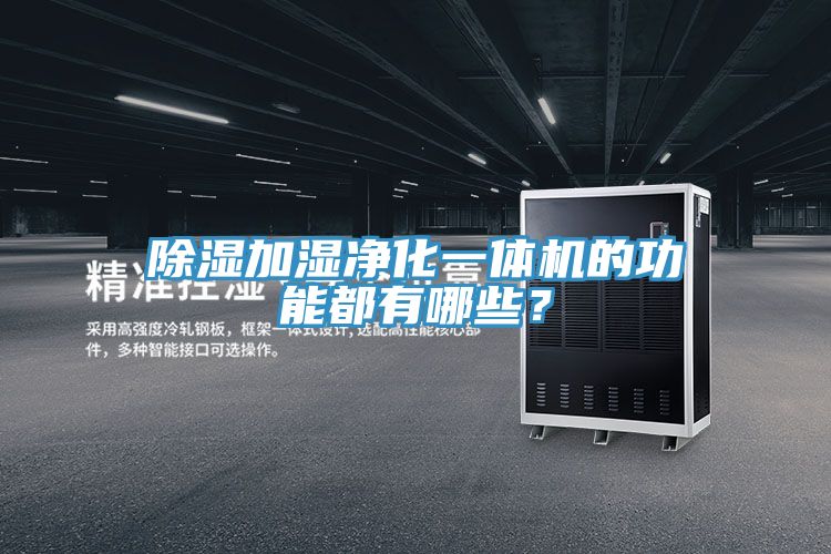除濕加濕淨化一體機的功能都有哪些？