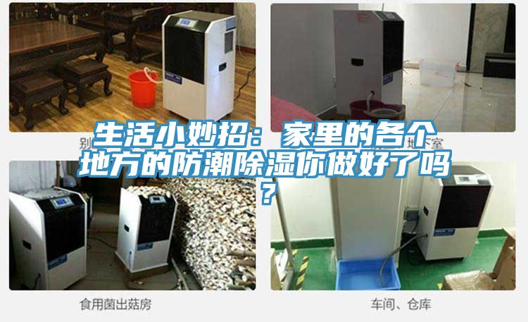 生活小妙招：家裏的各個地方的防潮除濕你做好了嗎？