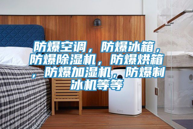 防爆空調，防爆冰箱，防爆草莓污视频在线看，防爆烘箱，防爆加濕機，防爆製冰機等等