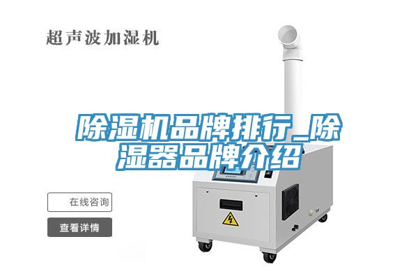 草莓污视频在线看品牌排行_除濕器品牌介紹