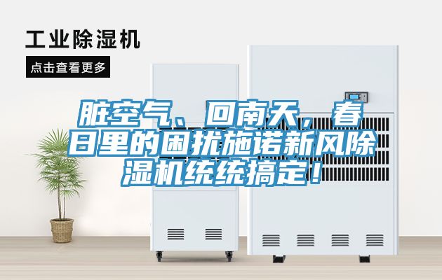 髒空氣、回南天，春日裏的困擾施諾新風草莓污视频在线看統統搞定！