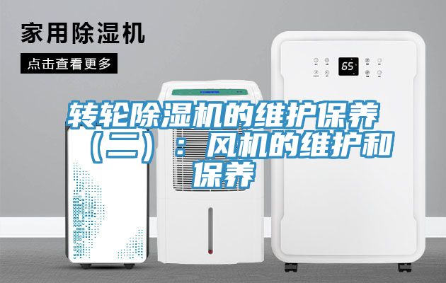 轉輪草莓污视频在线看的維護保養（二）：風機的維護和保養