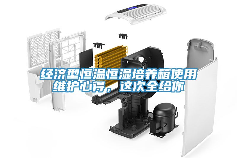 經濟型恒溫恒濕培養箱使用維護心得，這次全給你